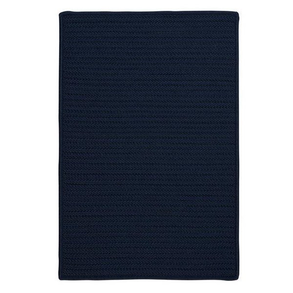 Colonial Mills Colonial Mills Rug H561R024X036S Simply Home Solid - Navy 2 ft. x 3 ft. Braided Rug H561R024X036S